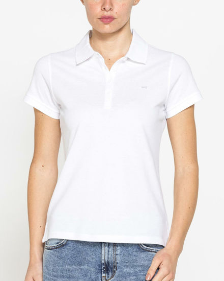 Immagine di CARRERA - Polo manica corta in tessuto piquet bianco da donna