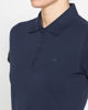 Immagine di CARRERA - Polo manica corta in tessuto piquet blu da donna