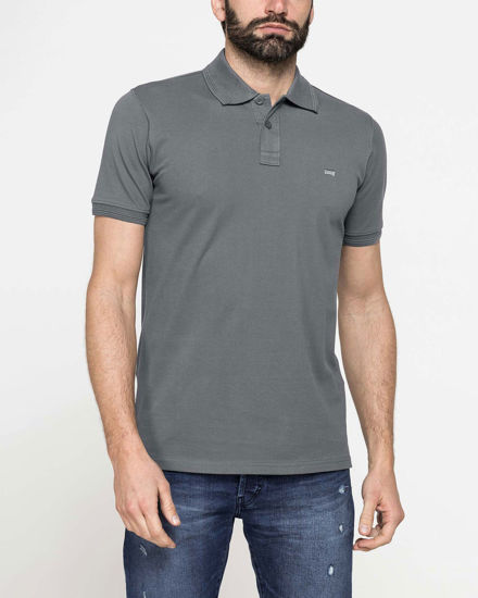 Immagine di CARRERA - Polo manica corta in piquet di cotone organico grigio