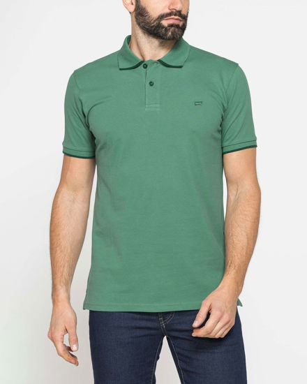 Immagine di CARRERA - Polo manica corta in piquet elasticizzato verde salvia