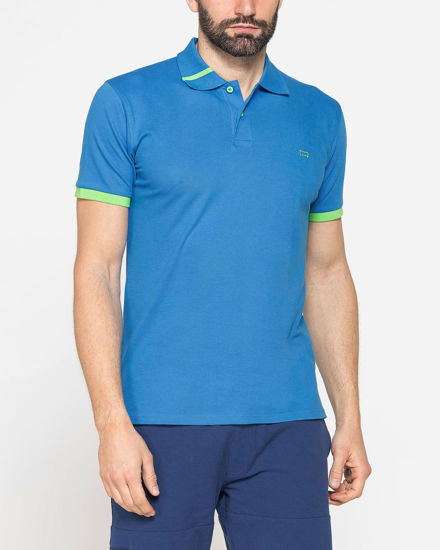 Immagine di CARRERA - Polo manica corta in piquet elasticizzato blu royal