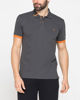 Immagine di CARRERA - Polo manica corta in piquet elasticizzato grigio