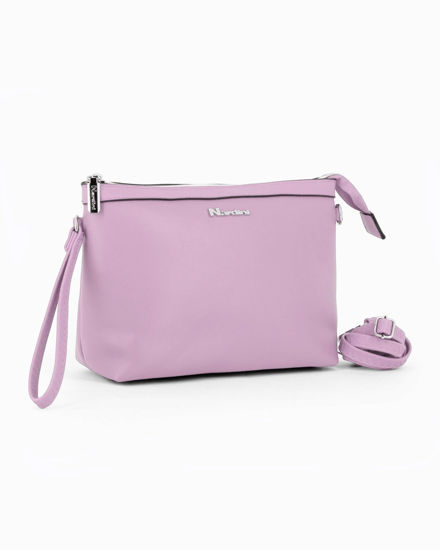 Immagine di NARDINI -  Pochette lilla con polsiera, tracolla removibile