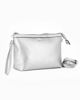 Immagine di NARDINI -  Pochette argento con polsiera, tracolla removibile