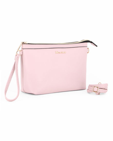 Immagine di NARDINI -  Pochette nude con polsiera, tracolla removibile