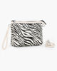Immagine di NARDINI -  Pochette zebrata con polsiera, tracolla removibile