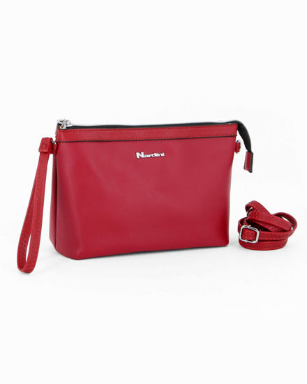 Immagine di NARDINI -  Pochette rossa con polsiera, tracolla removibile