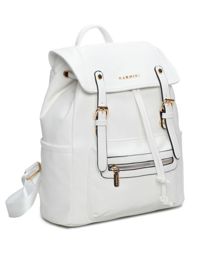 Immagine di ZAINO ECOPELLE DUE FIBBIE E TASCA DAV.