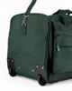 Immagine di CHARRO - Borsone verde in tessuto con carrello estraibile e due ruote, tracolla removibile