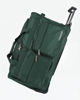 Immagine di CHARRO - Borsone verde in tessuto con carrello estraibile e due ruote, tracolla removibile