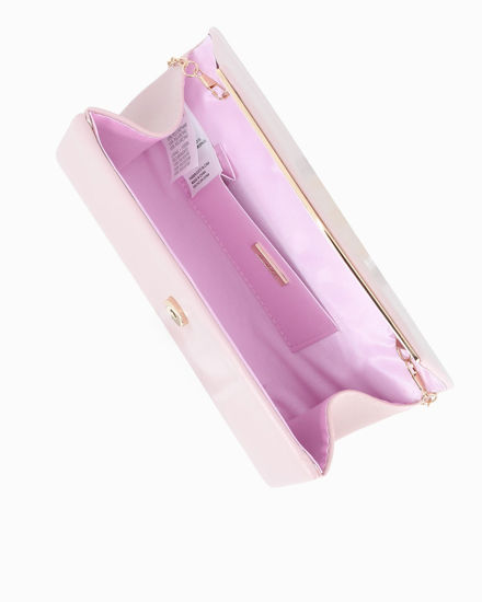 Immagine di MISS GLOBO - Pochette nude con patta dettaglio oro