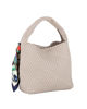Immagine di BORSA A SPALLA 1MAN.INTRECC. C/FOULARD