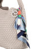 Immagine di BORSA A SPALLA 1MAN.INTRECC. C/FOULARD