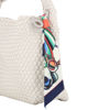 Immagine di BORSA A SPALLA 1MAN.INTRECC. C/FOULARD