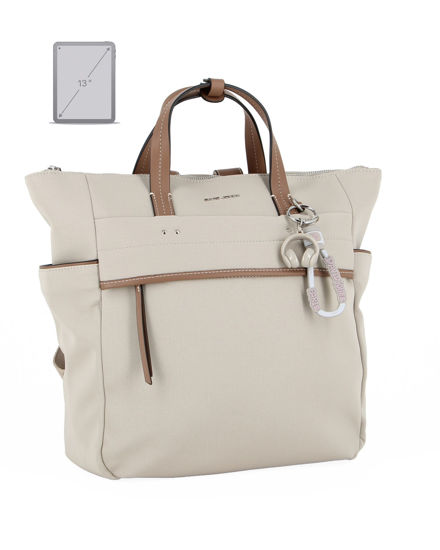 Immagine di TOTE BAG 2MAN.TASCA FRONT.+2LAT.C/CHARM
