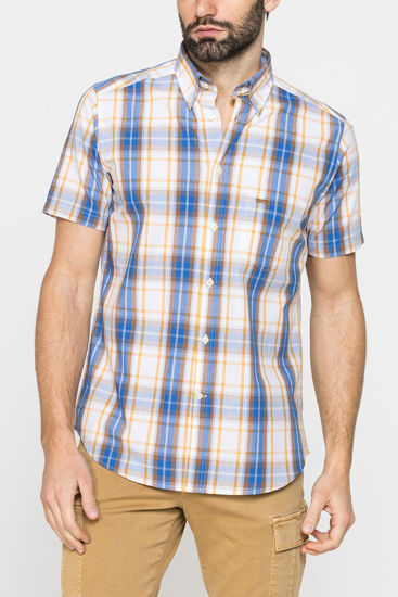 Immagine di CARRERA - Camicia manica corta botton down con taschino