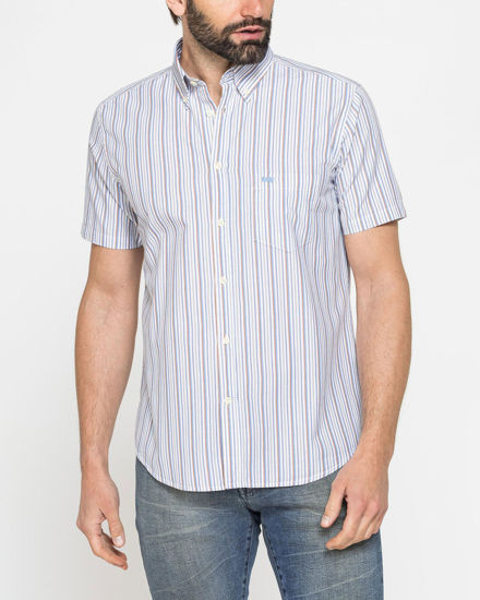Immagine di CARRERA - Camicia manica corta botton down con taschino
