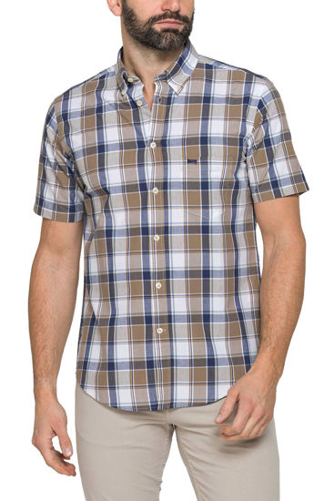 Immagine di CARRERA - Camicia manica corta botton down con taschino
