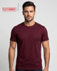 Immagine di BROKERS - Tshirt mezza manica scollo girocollo in BAMBOO bordeaux