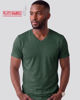 Immagine di BROKERS - Tshirt mezza manica scollo a V in BAMBOO verde