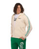 Immagine di CARLSBER - Felpa crema full zip con bande e cappuccio