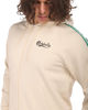 Immagine di CARLSBER - Felpa crema full zip con bande e cappuccio