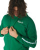 Immagine di CARLSBERG - Felpa verde full zip con bande e cappuccio