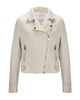 Immagine di BACHATA - Giacca dainetto beige da donnna con chisura zip