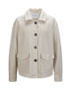 Immagine di BACHATA - Giacca scamosciata beige da donna con tasche