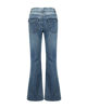 Immagine di BACHATA - Jeans a zampa denim blu medio