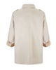 Immagine di BACHATA - Giacca a camicia scamosciata beige da donna con tasche