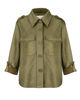 Immagine di BACHATA - Giacca a camicia scamosciata verde chiaro da donna con tasche