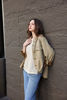 Immagine di BACHATA - Giacca a camicia scamosciata verde chiaro da donna con tasche