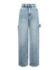 Immagine di BACHATA - Jeans balloon blu chiaro con strass