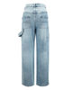 Immagine di BACHATA - Jeans balloon blu chiaro con strass