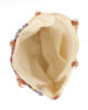 Immagine di BORSA PAGLIA RICAMI FLOREALI MAN.BAMBOO