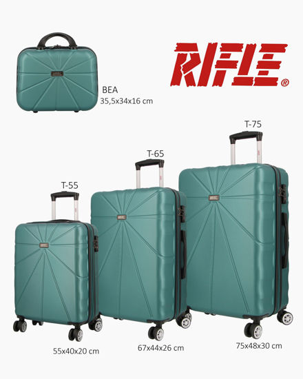 Immagine di TROLLEY ABS DISEGNO EFFETTO RAGGI SOLE