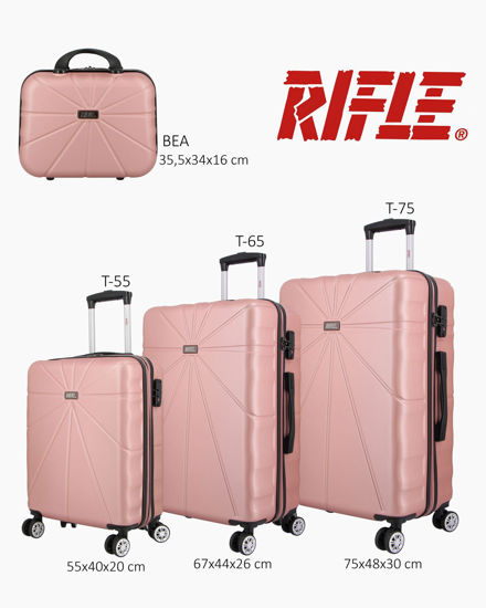 Immagine di TROLLEY ABS DISEGNO EFFETTO RAGGI SOLE