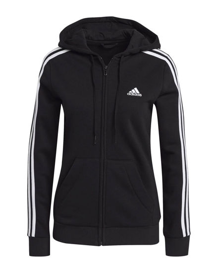 Immagine di ADIDAS - Felpa con cappuccio Essentials Fleece 3-Stripes Full-Zip - GM5567