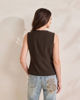 Immagine di BACHATA - Gilet marrone con bottoni