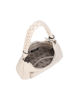 Immagine di RIFLE - Borsa a spalla beige con manico intrecciato, tracolla removibile