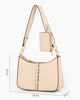Immagine di BORSA A SPALLA C/LETTER.VERT+BORSELLINO