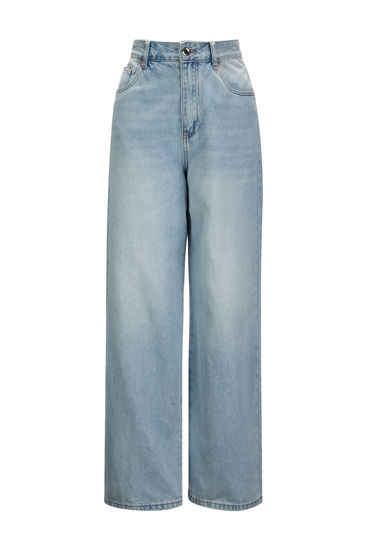 Immagine di BACHATA -Jeans wide leg denim chiaro
