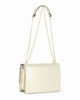 Immagine di CORTINA POLO STYLE - Borsa oro platino tracolla catena con borchiette sulla patta
