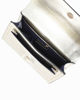 Immagine di CORTINA POLO STYLE - Borsa oro platino tracolla catena con borchiette sulla patta