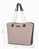 Immagine di CORTINA POLO STYLE - Borsa shopping marrone manici catena
