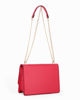 Immagine di CORTINA POLO STYLE - Borsa rossa tracolla catena con borchiette sulla patta