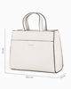 Immagine di RIFLE - Borsa a mano beige con tasca frontale e tracolla removibile