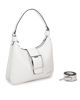 Immagine di RIFLE - Borsa hobo bag bianca con fibbia