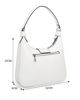 Immagine di RIFLE - Borsa hobo bag bianca con fibbia